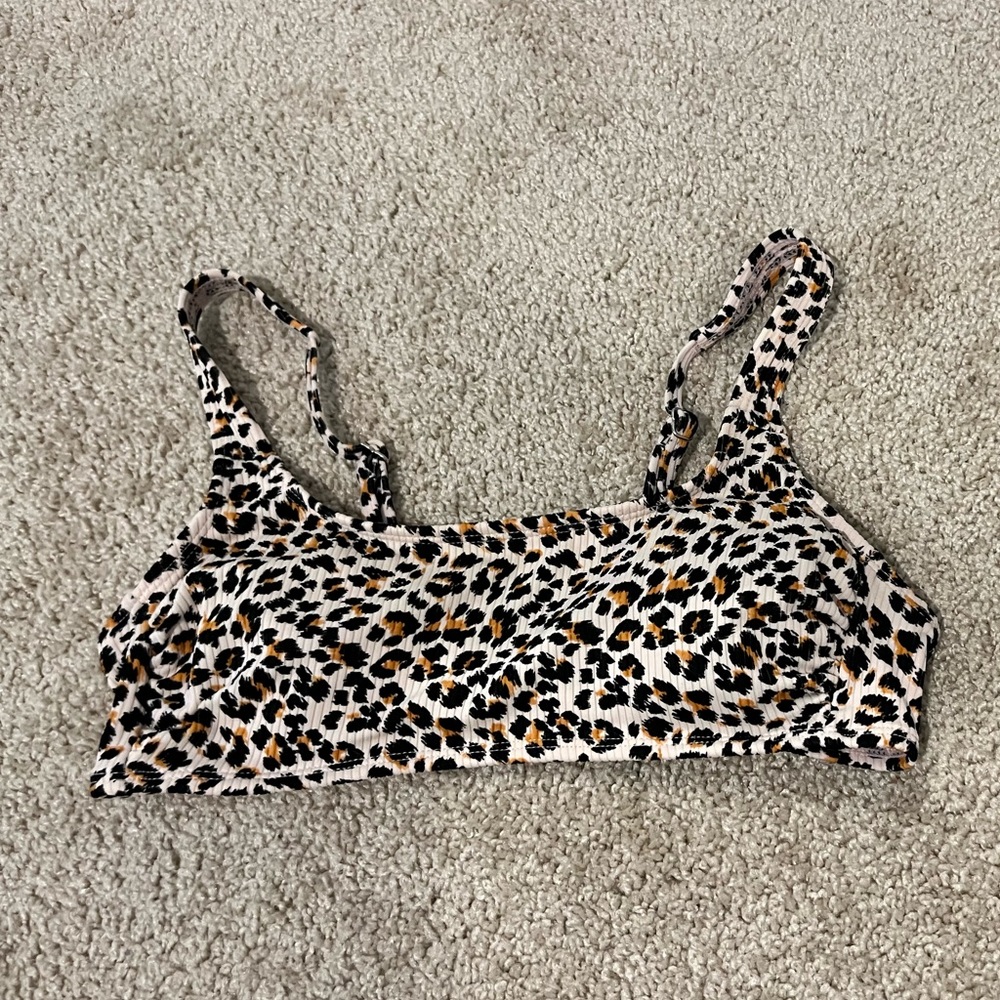 Cheetah bikini top